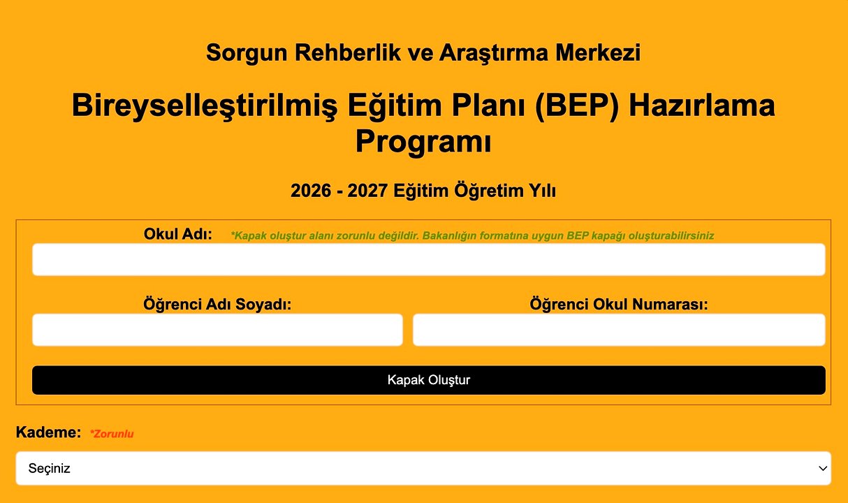 BEP Hazırlama Rehberi Kapak Görseli