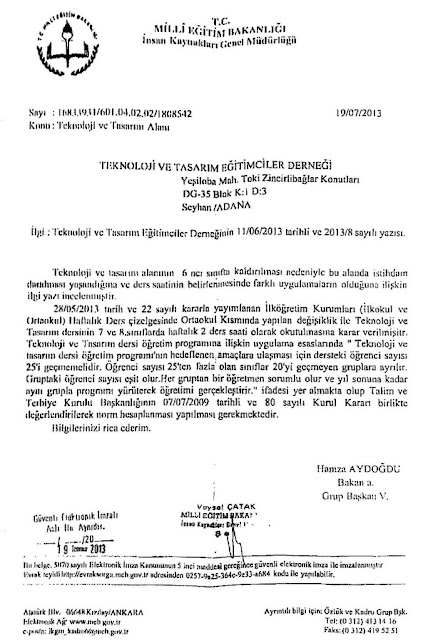 Sınıfın iki gruba bölünmesi şeması