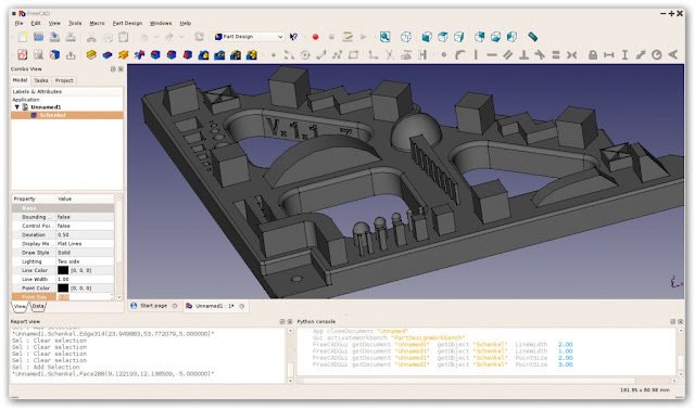 FreeCAD Parametrik 3D CAD Programı