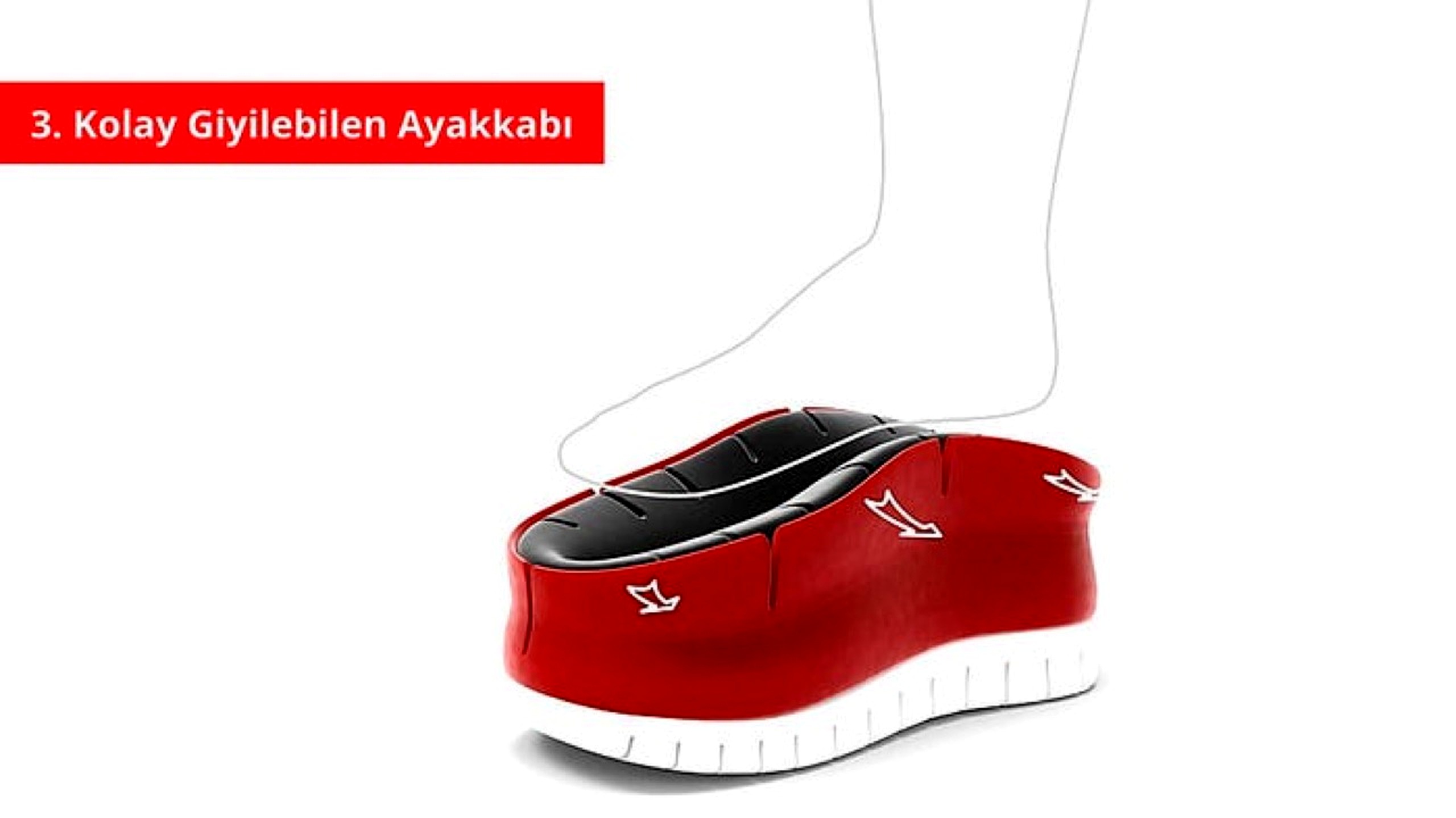 Kolay giyilen ayakkabı