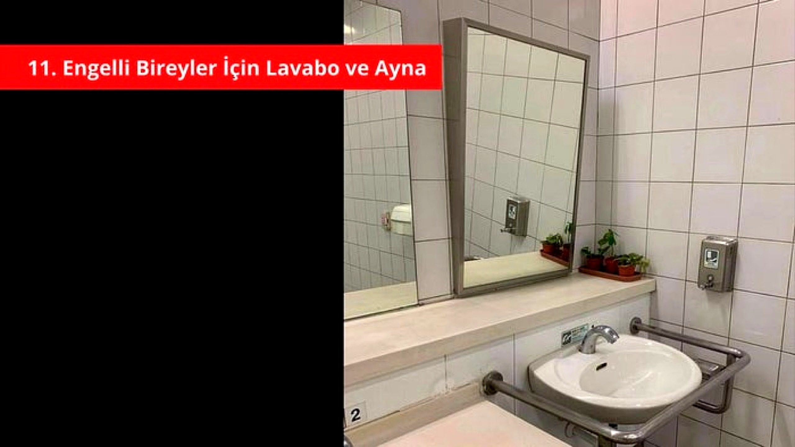 Engelli lavabo