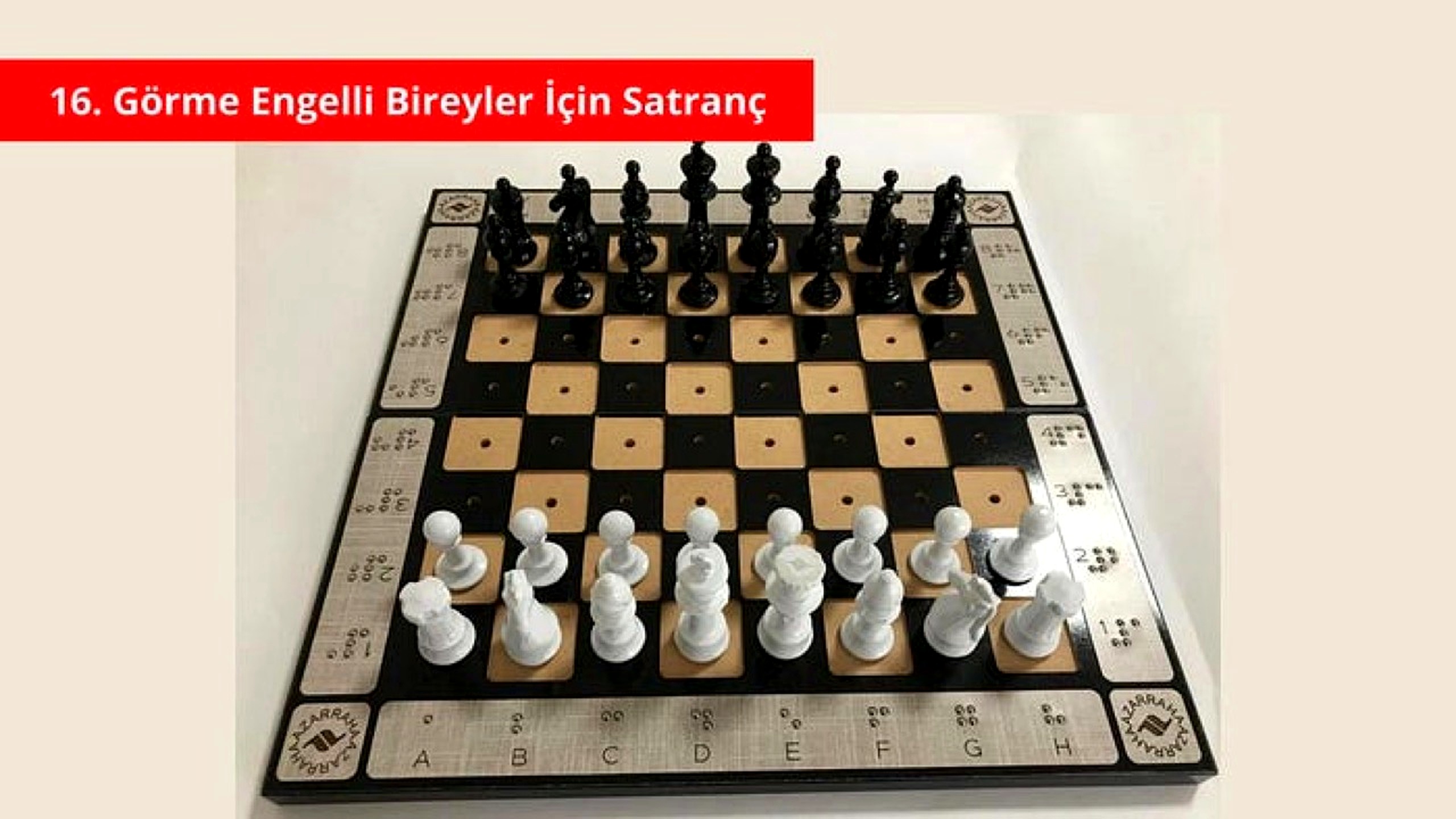 Görme engelli satranç