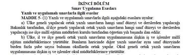 Bursa Ortak Sınavlar Konu Soru Dağılım Tablosu — İki Senaryo
